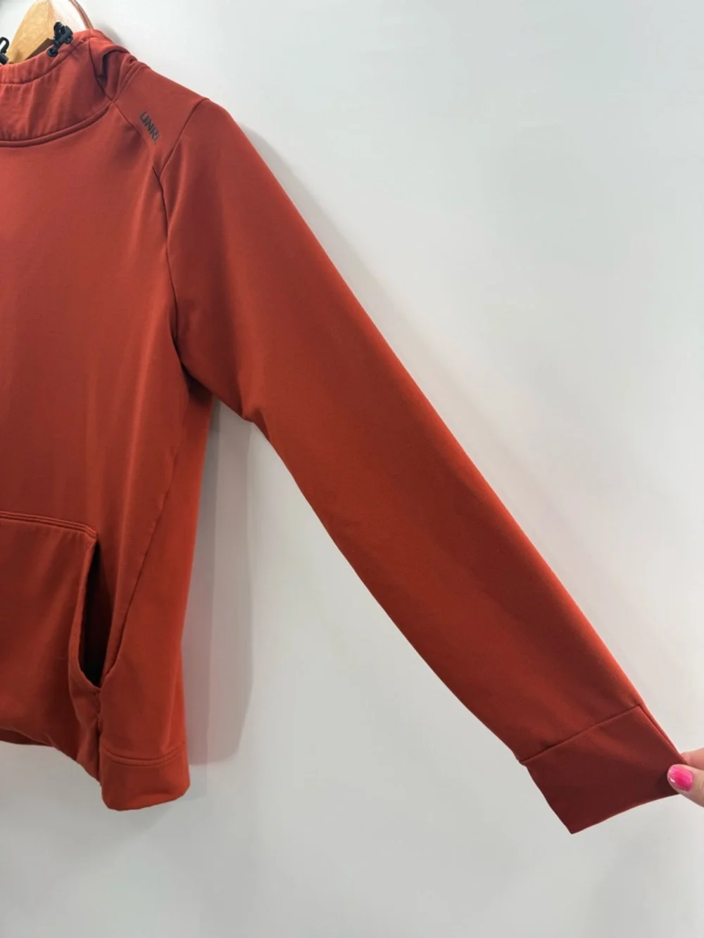 UNRL Crossover Hoodie ll Performance Wear in Canyon Burnt Orange Size Small - Picture 6 of 12